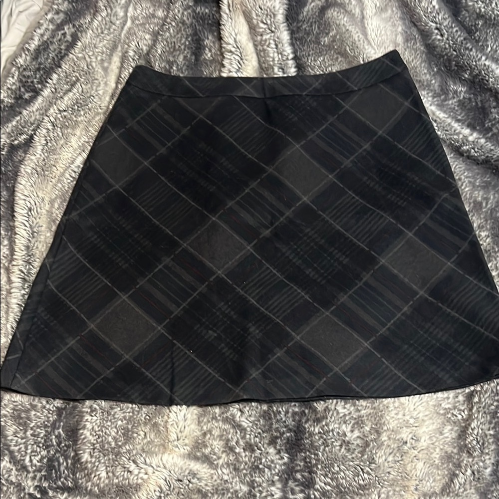Classic Black Plaid Women's Skirt